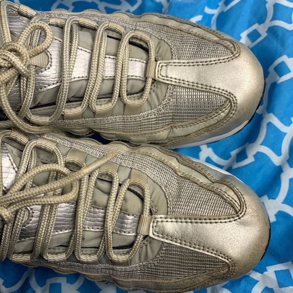 Nike Air Max 95 Womens size 8.5 Silver bullet QS cool grey platinum rare wmns og - Picture 8 of 15